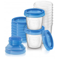 Containers for storage of AVENT (SCF618/10) breast milk