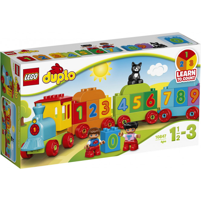 Конструктор LEGO DUPLO Поезд с цифрами (10847)