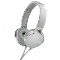 Sony MDR-XB550AP mic White earphones