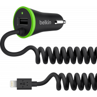 ЗУ авто МС Belkin BOOST UP (Lightning Cable, 3.4Amp)