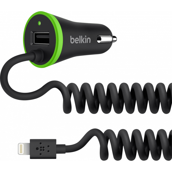 ЗУ авто МС Belkin BOOST UP (Lightning Cable, 3.4Amp)