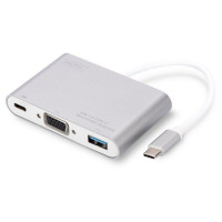 Adapter DIGITUS USB Type-C to VGA, USB 3.0, Type-C