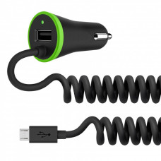 Belkin Boost Up + microUSB Cable Black car charger