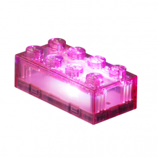 The designer of Light Stax with LED Transparent illumination pink 1 el. 4x2 (LS-S11903-08)