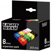 Конструктор Light Stax с LED подсветкой Expansion разноцветный 8 эл. 2x3 (LS-M04030)