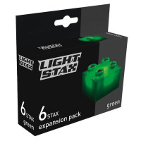 The designer of Light Stax with LED Expansion illumination green 6 el. 2x2 (LS-M04004)