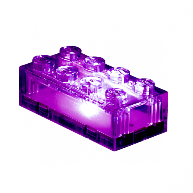 The designer of Light Stax with LED Transparent illumination lilac 1 el. 4x2 (LS-S11903-07)