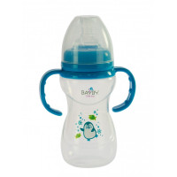 Small bottle for feeding of Bayby BFB6106 of 240ml 6 m + blue (BFB6106)