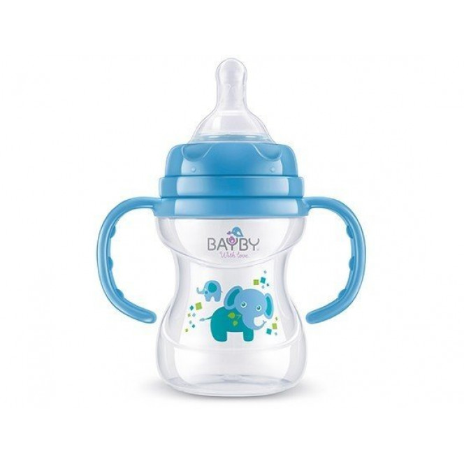 Бутылочка для кормления Bayby BFB6104 150ml 6м+ синий (BFB6104)