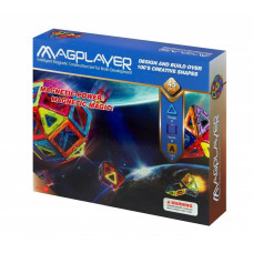 Конструктор Magplayer магнитный набор 45 эл. MPA-45