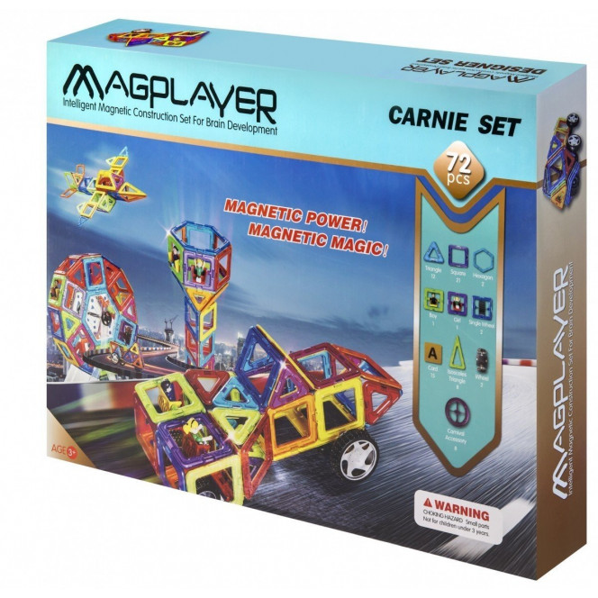 Designer of Magplayer magnetic set 72 el. MPB-72