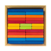 Designer wooden Nic Multi-colored plate (NIC523346)