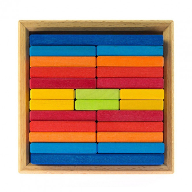 Designer wooden Nic Multi-colored plate (NIC523346)