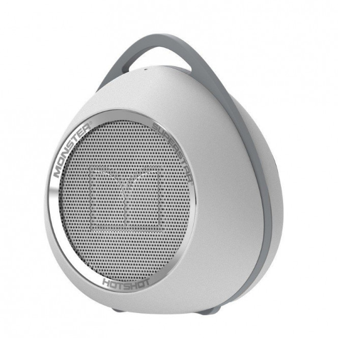 Portable acoustics of Monster SuperStar HotShot White with Chrome