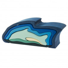 Designer wooden Nic Dolphin (NIC523190)