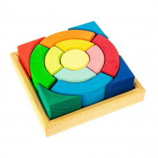 Designer wooden Nic Multi-colored circle (NIC523344)