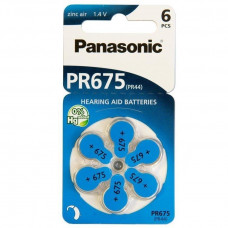 Батарейка Panasonic PR-675H BLI 6