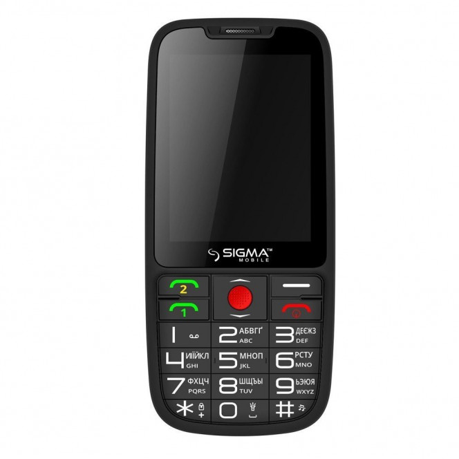 Sigma Comfort 50 Elegance Black mobile phone