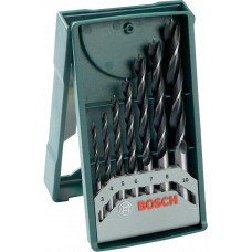 A set of drills on a tree of Bosch Mini-X-Line of 7 pieces (2607019580)