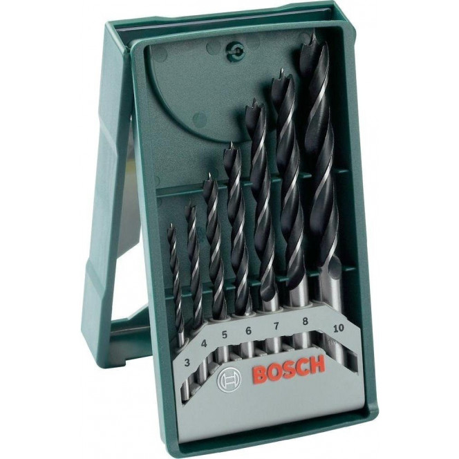 A set of drills on a tree of Bosch Mini-X-Line of 7 pieces (2607019580)