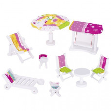 Set for goki dolls Garden Furniture (51586G)