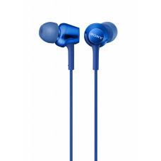 Наушники Sony MDR-EX255AP mic blue