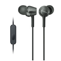 Sony MDR-EX255AP mic black earphones