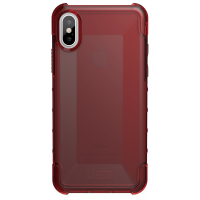 UAG cover for iPhone X Plyo Crimson Dark Red Transparent