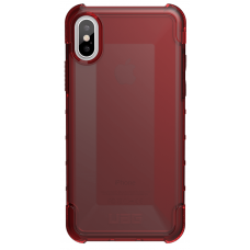 Чехол UAG для iPhone X Plyo Crimson Dark Red Transparent