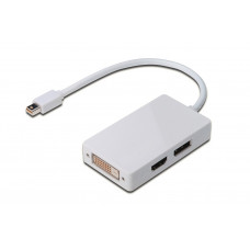 Адаптер DIGITUS Mini DisplayPort to DisplayPort-HDMI-DVI(24+5) (AK-340509-002-W)