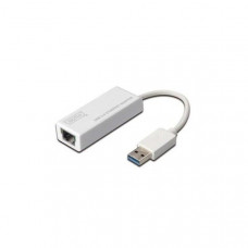 Адаптер USB 3.0 DIGITUS Gigabit Ethernet, Белый (DN-3023)