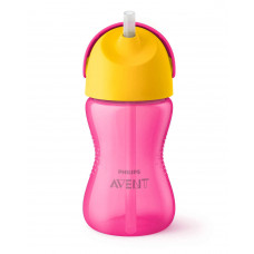 AVENT cup with a tubule of 300 ml. 12+ pink (SCF798/02)