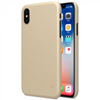 Чехол NILLKIN для iPhone X Super Frosted Shield Gold