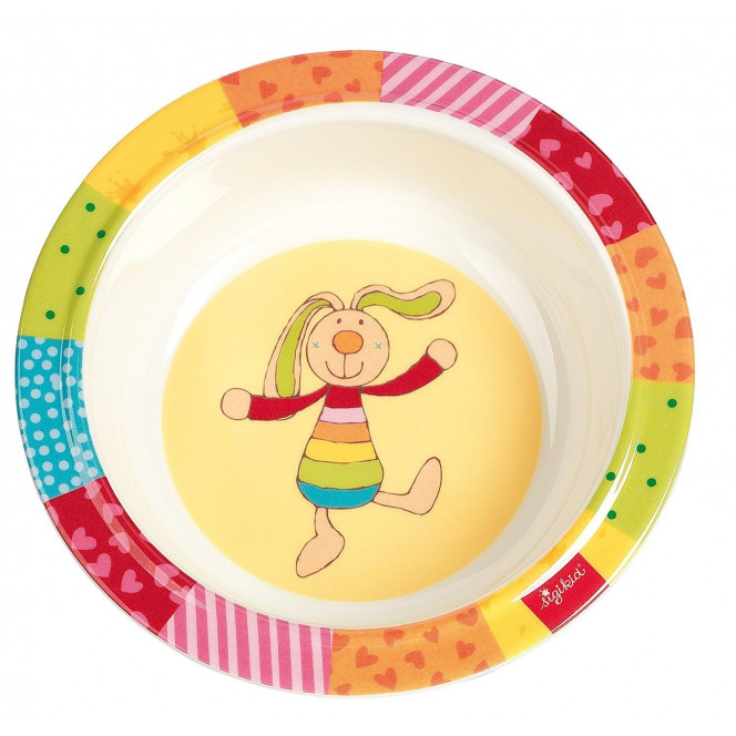 Plate deep sigikid Rainbow Rabbit (24439SK)