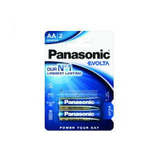 Батарейка Panasonic EVOLTA AAA BLI 2 ALKALINE (LR03EGE/2BP)