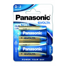 Panasonic EVOLTA D BLI 2 ALKALINE battery (LR20EGE/2BP)