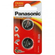 Батарейка Panasonic CR 2032 BLI 2 LITHIUM (CR-2032EL/2B)