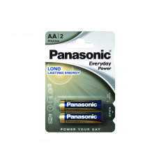 Батарейка Panasonic EVERYDAY POWER AA BLI 2 ALKALINE (LR6REE/2BR)