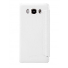 NILLKIN cover for Galaxy J7 2016 J710 Sparkle Leather PU White