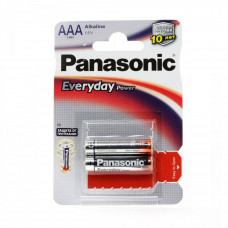 Батарейка Panasonic EVERYDAY POWER AAA BLI 2 ALKALINE (LR03REE/2BR)