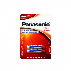 Батарейка Panasonic PRO POWER AAA BLI 2 ALKALINE (LR03XEG/2BP)