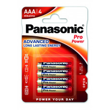 Батарейка Panasonic PRO POWER AAA BLI 4 ALKALINE (LR03XEG/4BP)