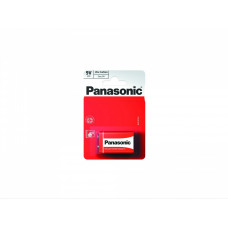 Батарейка Panasonic RED ZINK 6F22 BLI 1 ZINK-CARBON (6F22REL/1BP)