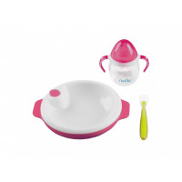 Set for feeding of Nuvita of 6 m + Pink 3 objects. (NV1491Pink)