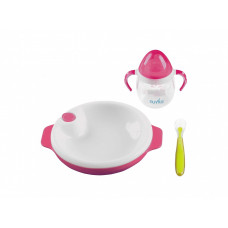 Set for feeding of Nuvita of 6 m + Pink 3 objects. (NV1491Pink)