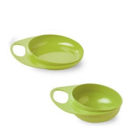 Plate for feeding of Nuvita Easy Eating of 2 pieces. Lime, deep and small (NV8461Lime)