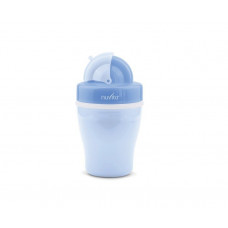 Childrens feeder of Nuvita of 18 m + 200 ml. with a tubule Blue (NV1436Blue)