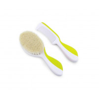 Set on child care of Nuvita of 0 m + Lime, a hairbrush and a brush of NV1137Lime