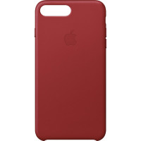 Чехол Apple Leather Case для iPhone 8 Plus / 7 Plus PRODUCT RED (MQHN2ZM/A)