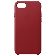 Чехол Apple Leather Case для iPhone 8/7/SE 2020 PRODUCT RED (MQHA2ZM/A)